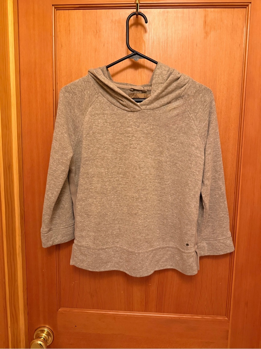 Prana Cozy Up Hooded Pullover Gray S